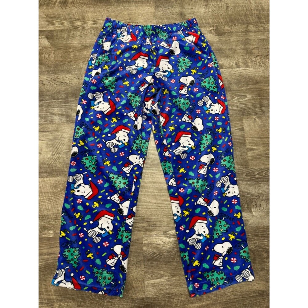 Peanuts Christmas Pajama Pants Size Medium